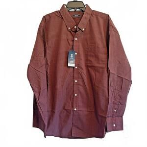 IZOD All Over Stretch Men's Size XXL -  Long Sleeve Button Front Dress Shirt